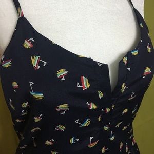 Precious  navy sailboat dress.